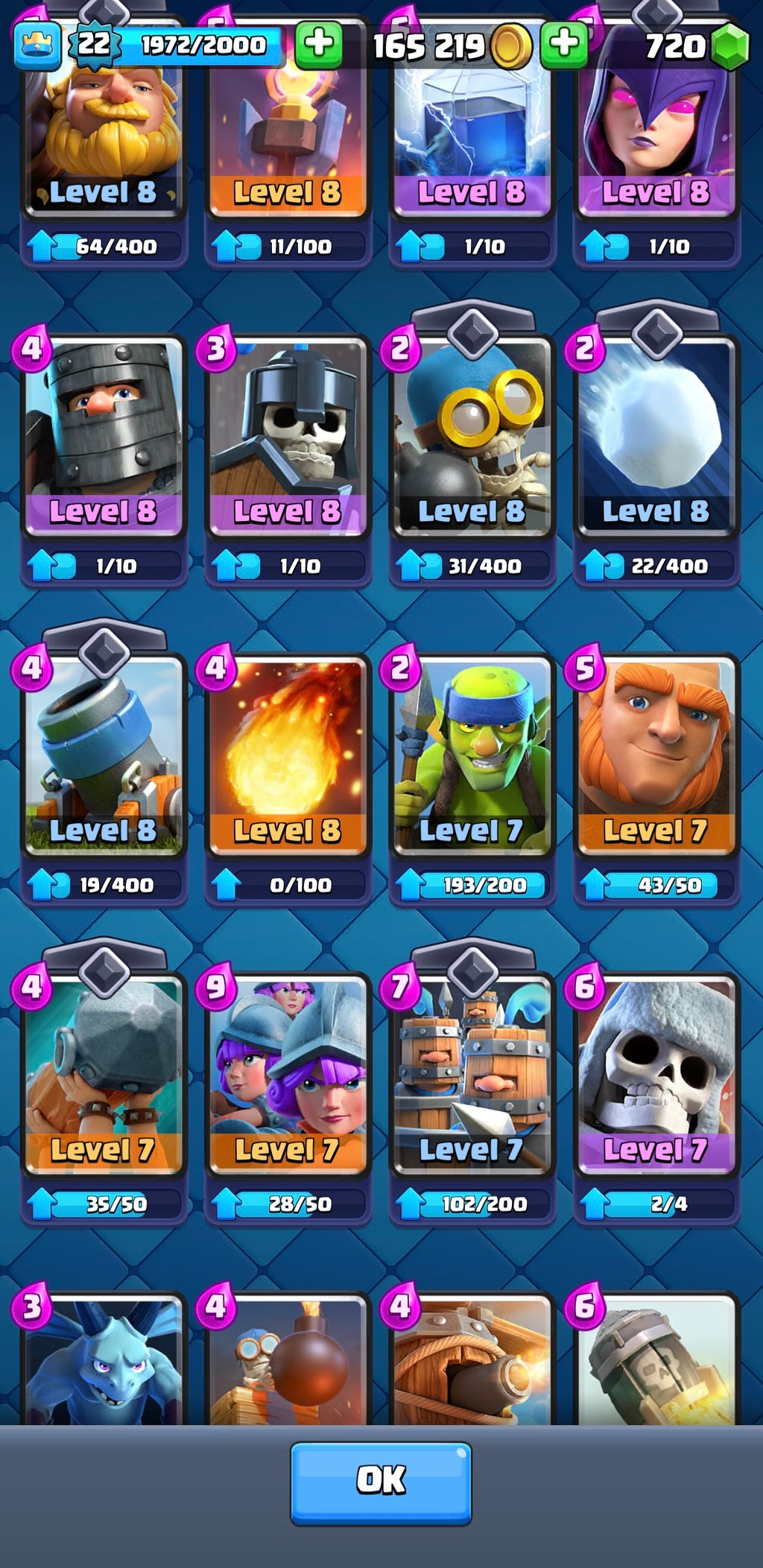 3k Clash Royale Trophy Account