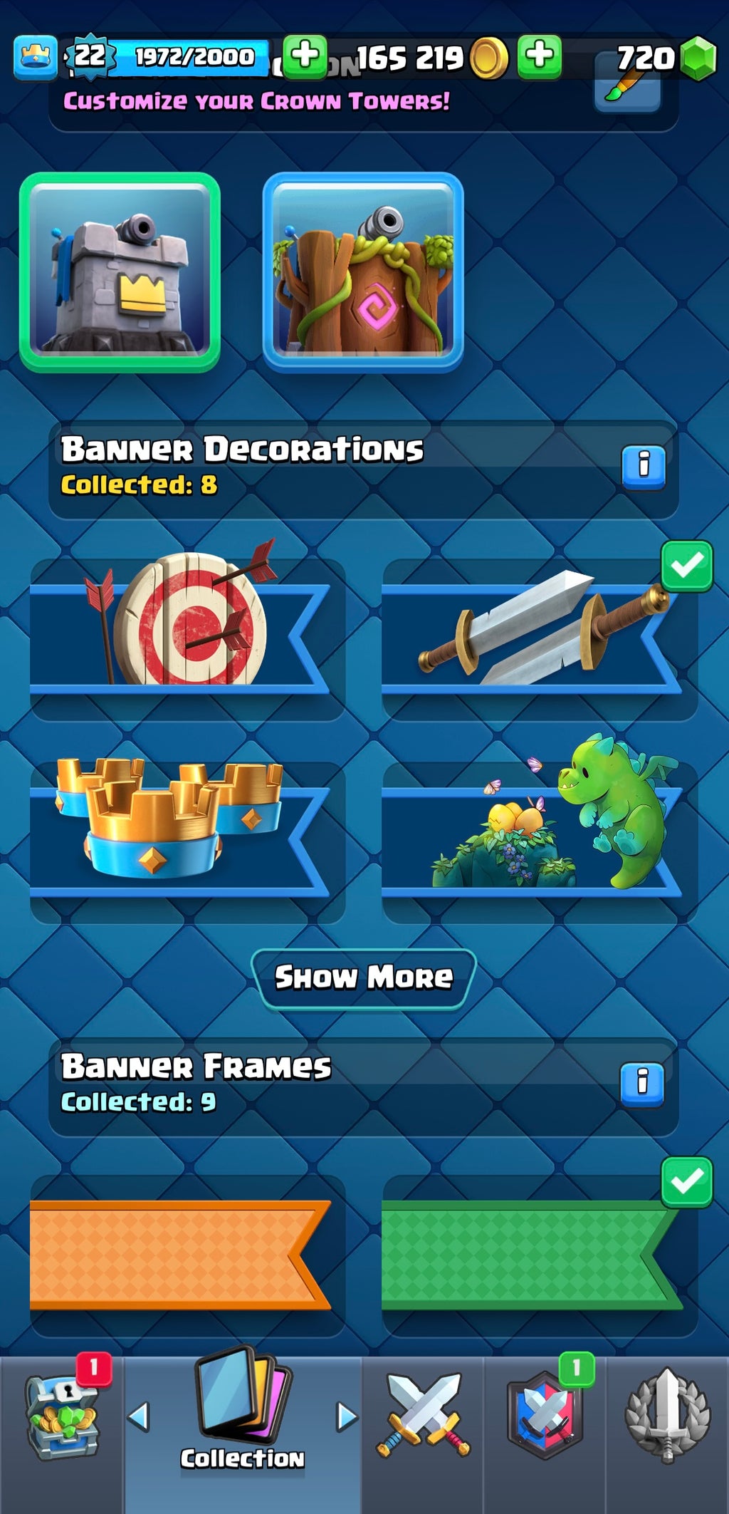 3k Clash Royale Trophy Account