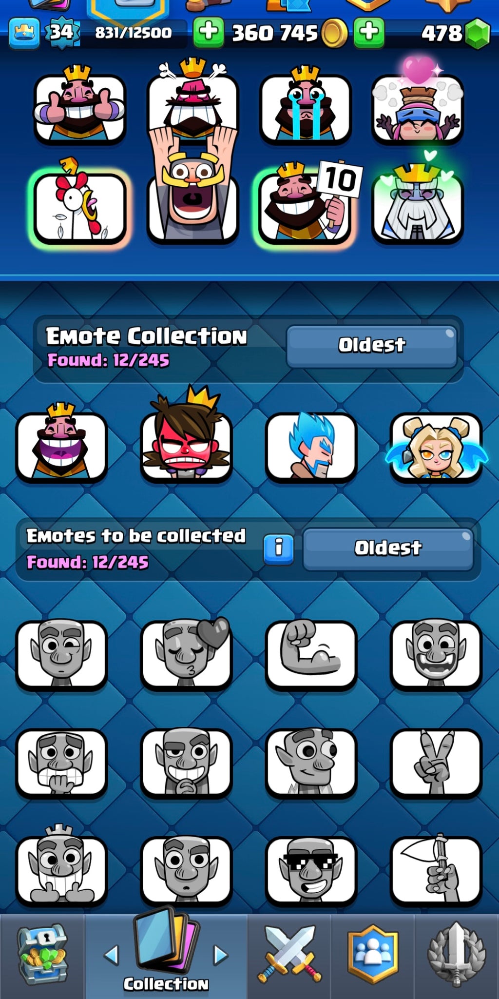 6.5k Clash Royale Trophy Account