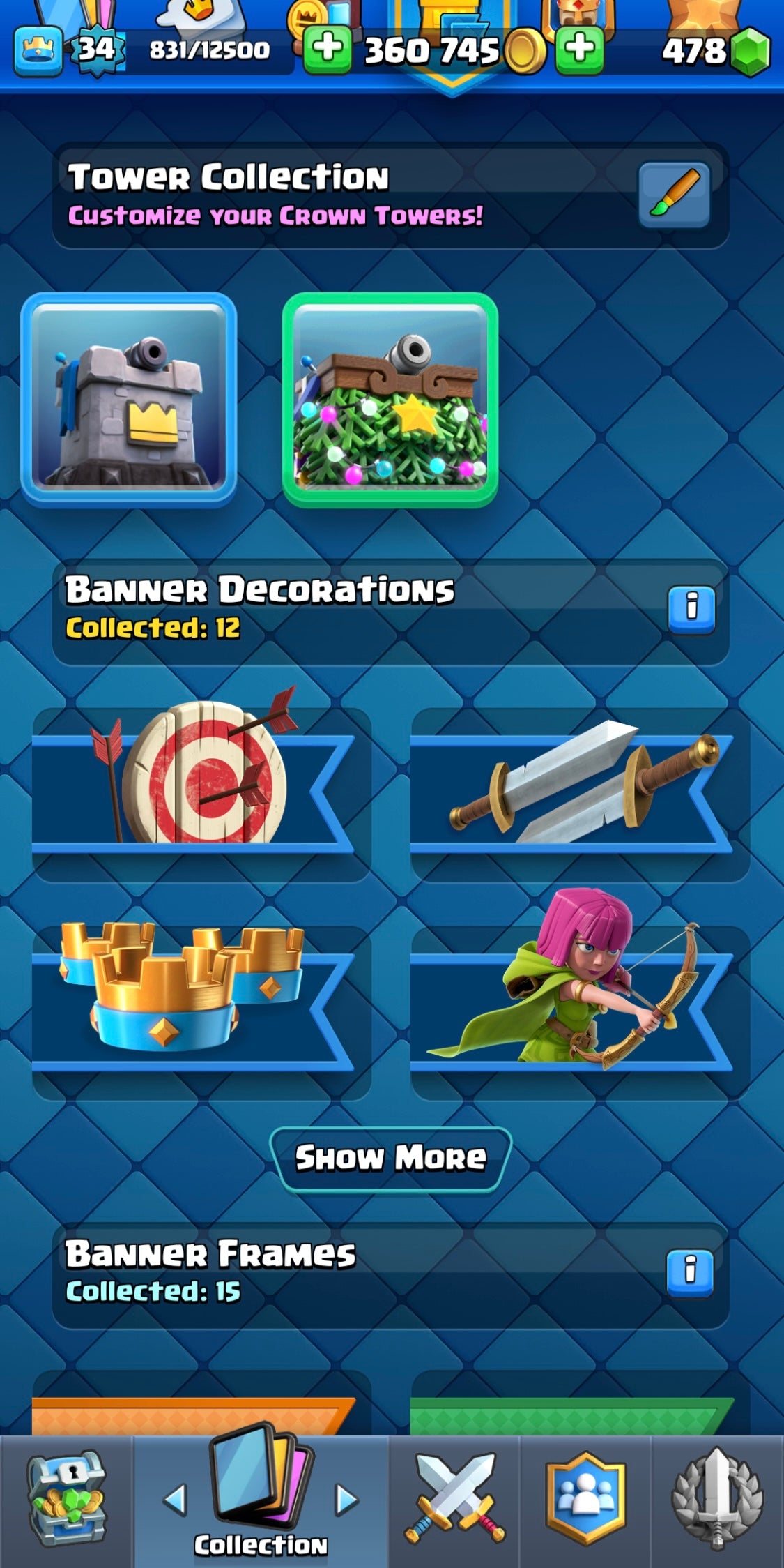 6.5k Clash Royale Trophy Account