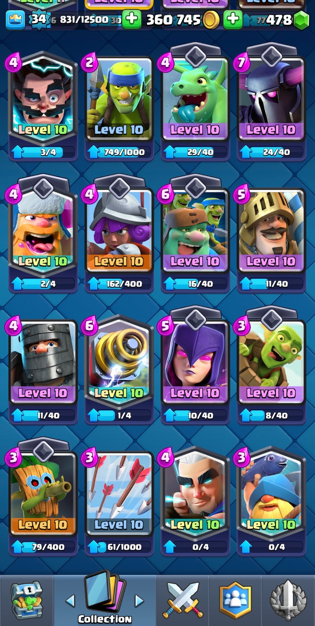 6.5k Clash Royale Trophy Account