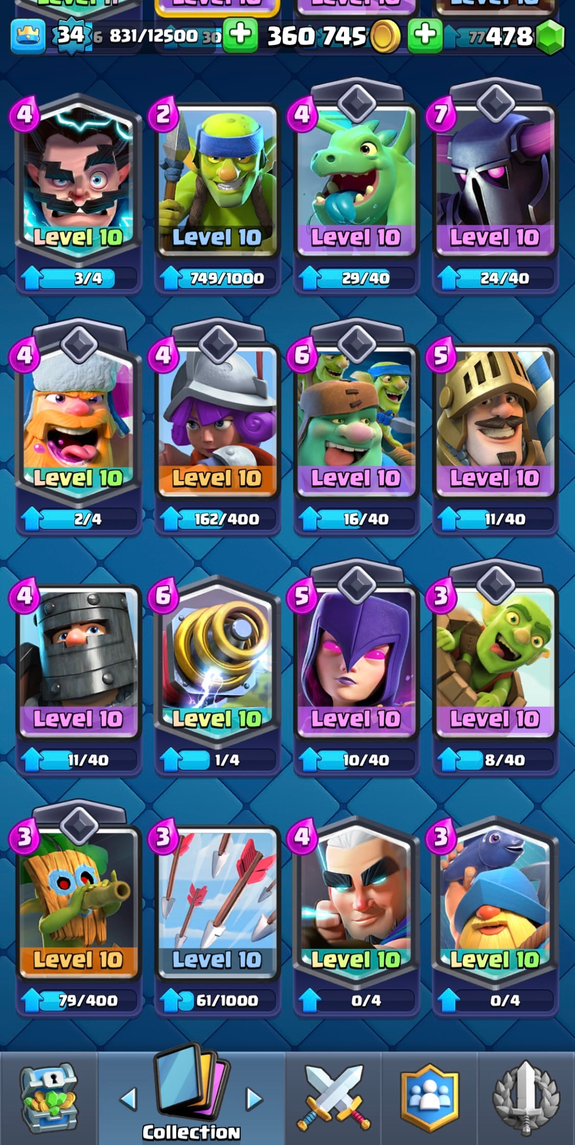6.5k Clash Royale Trophy Account