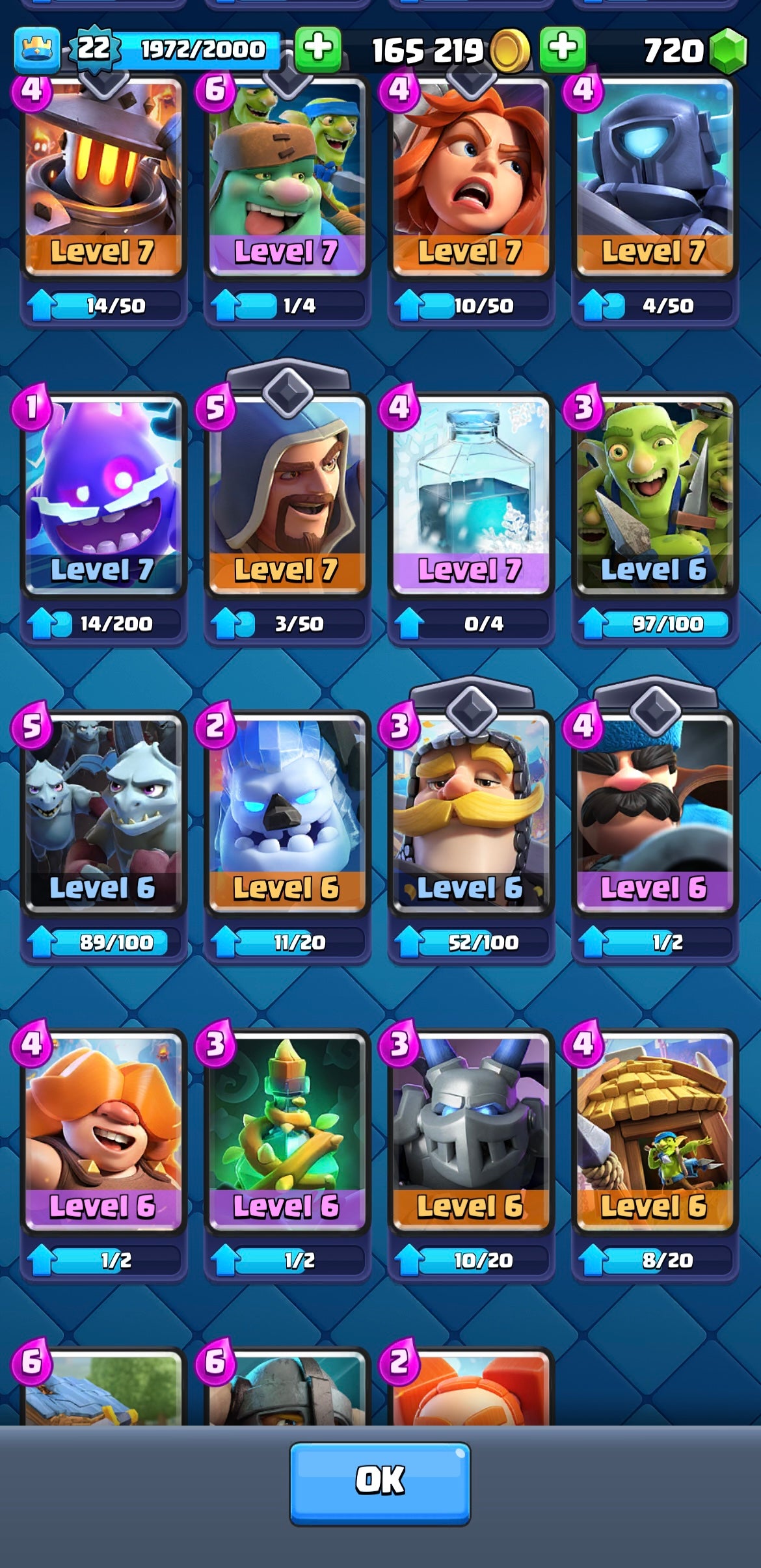 3k Clash Royale Trophy Account