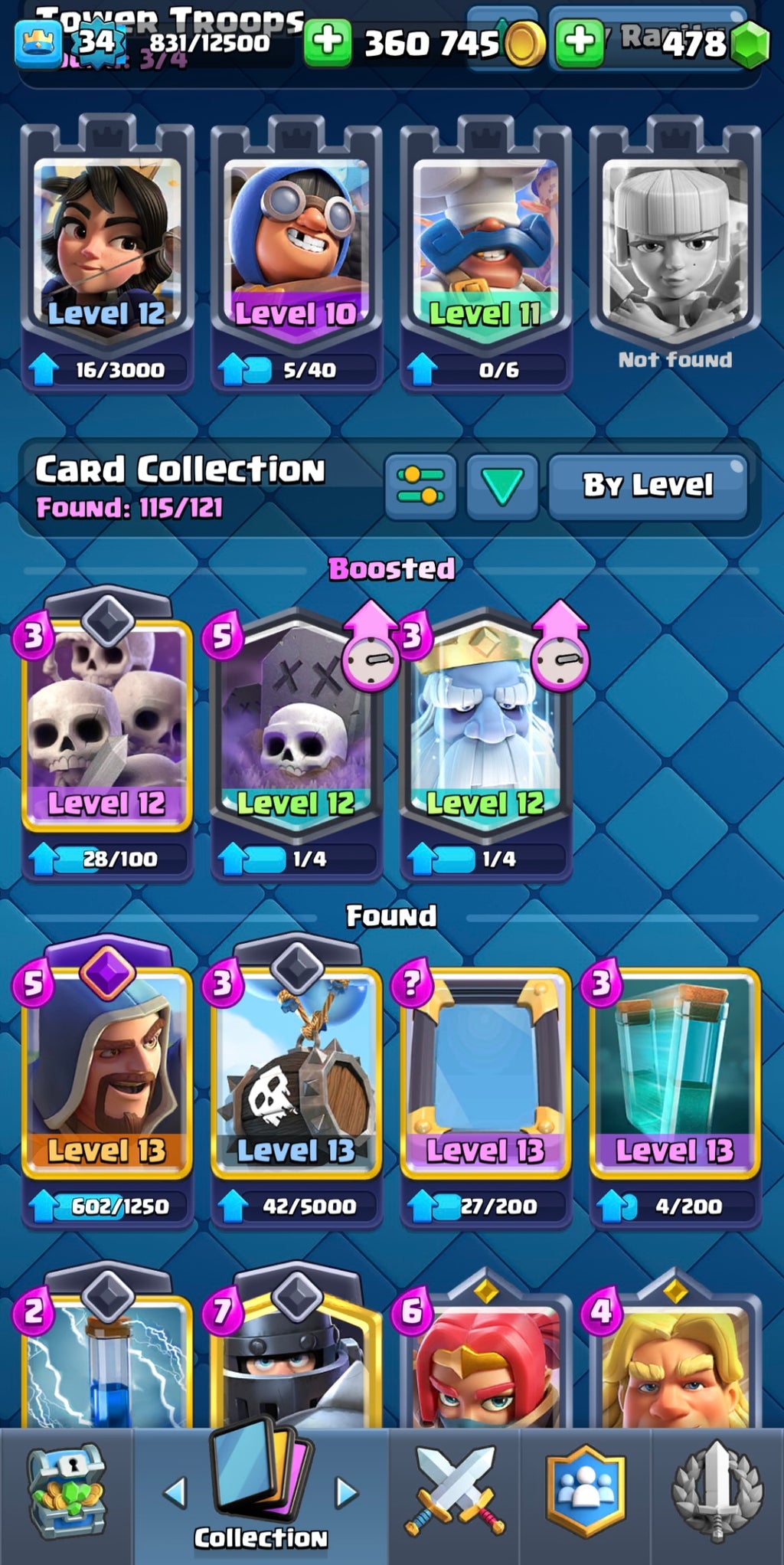 6.5k Clash Royale Trophy Account