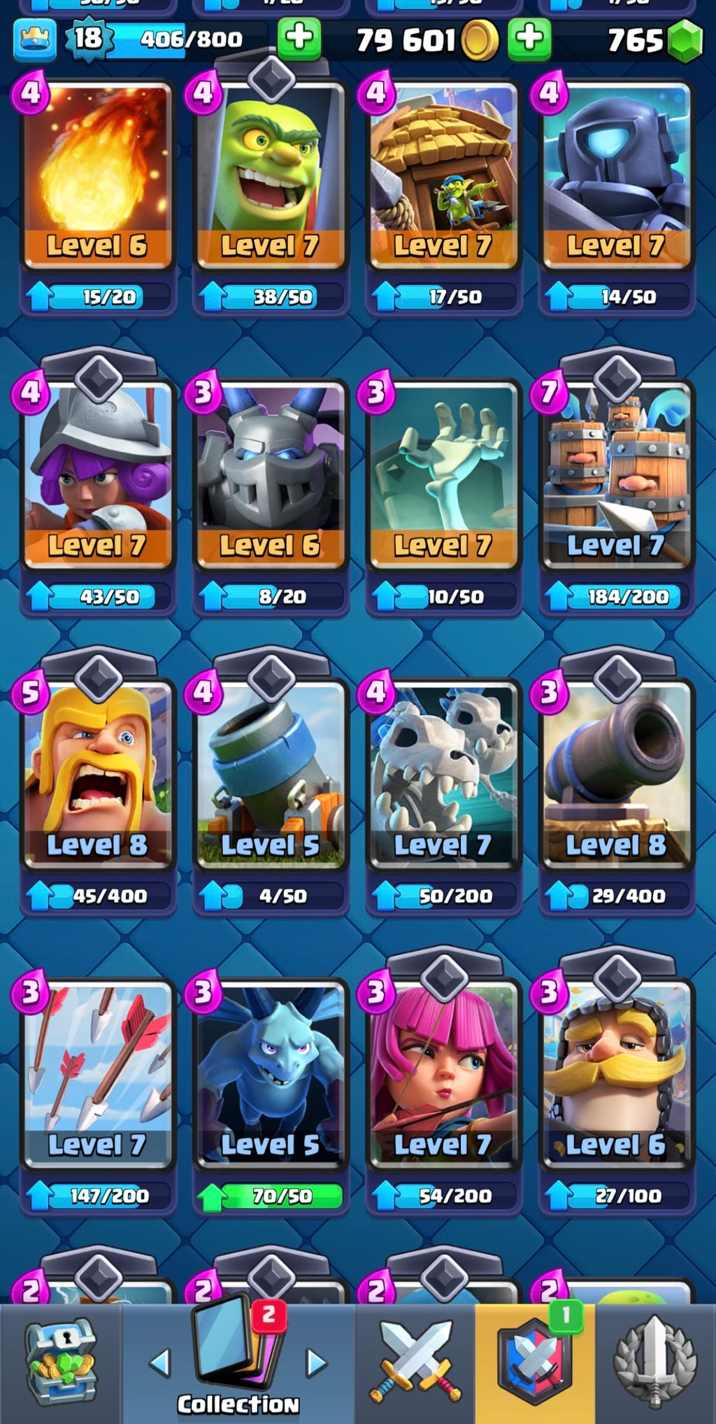 2k Clash Royale Trophy Account