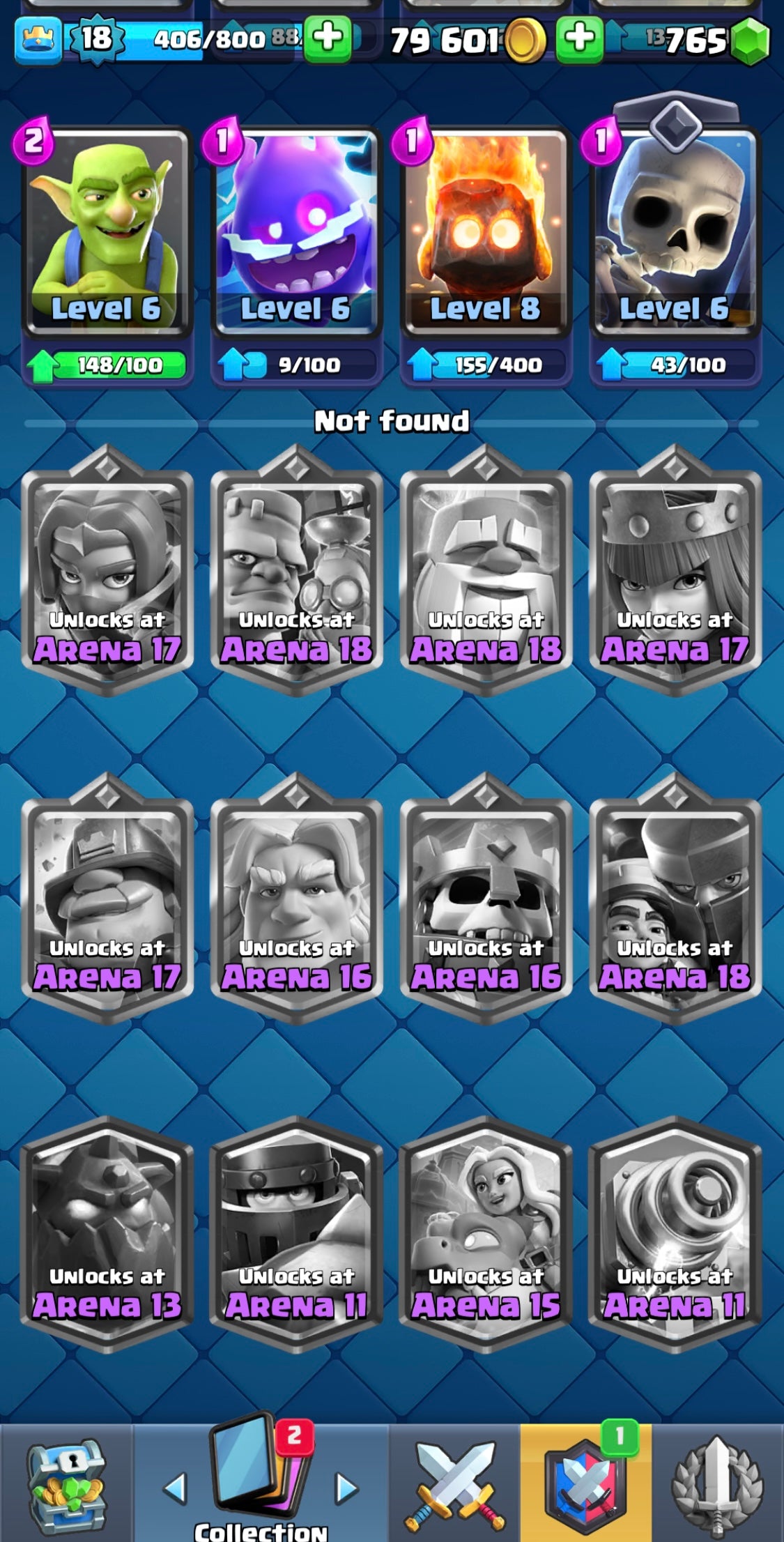 2k Clash Royale Trophy Account