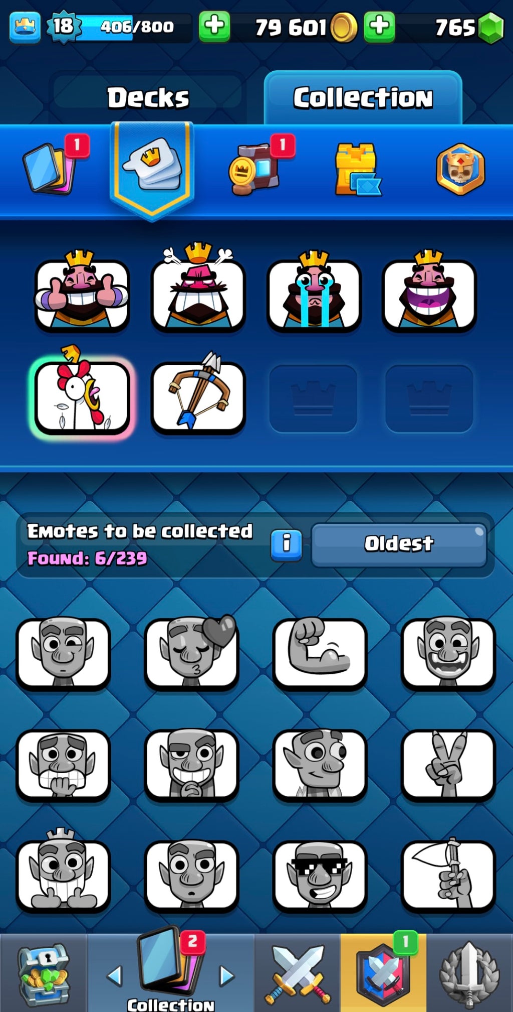 2k Clash Royale Trophy Account