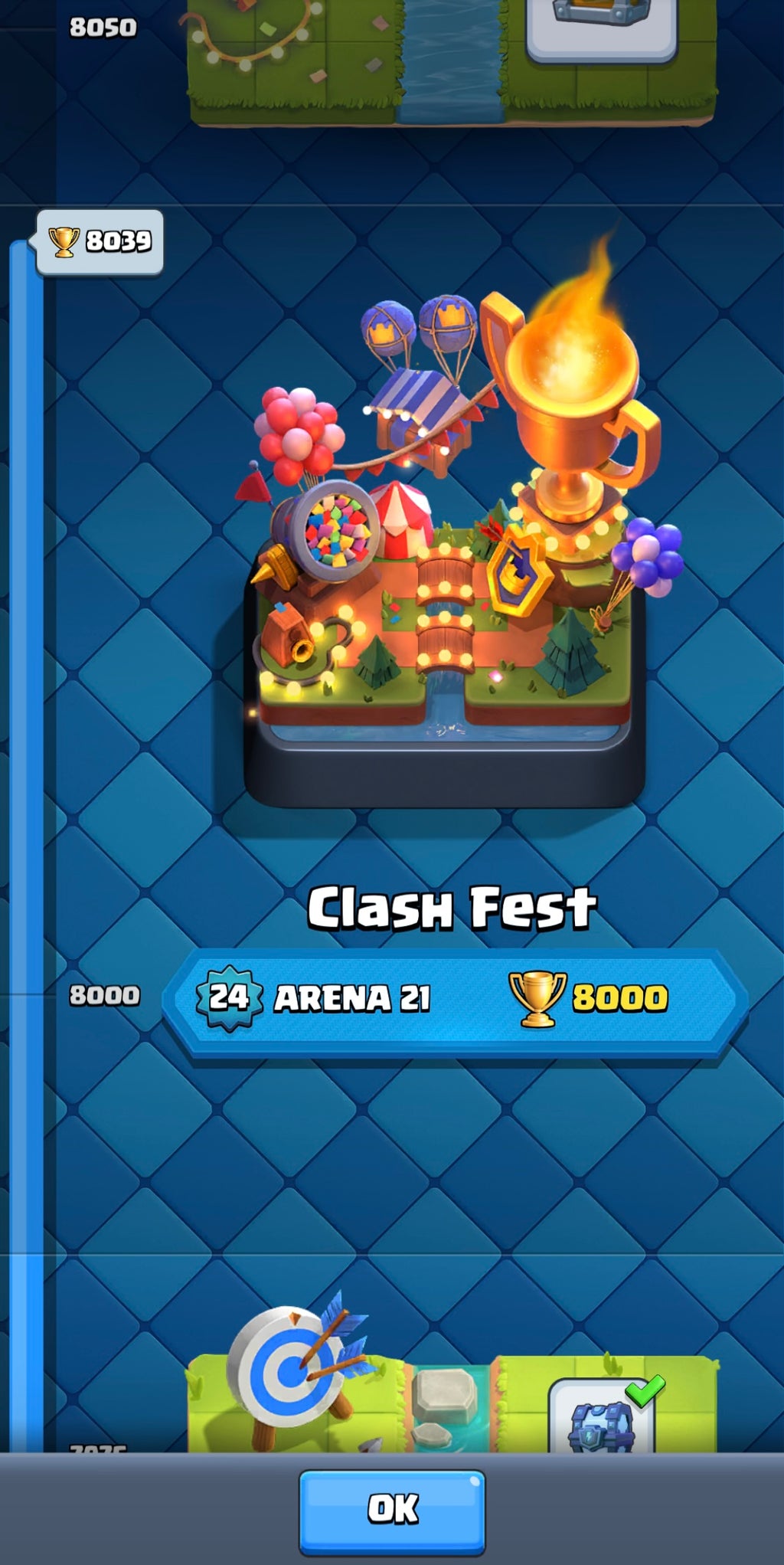 8k Clash Royale Trophy Account