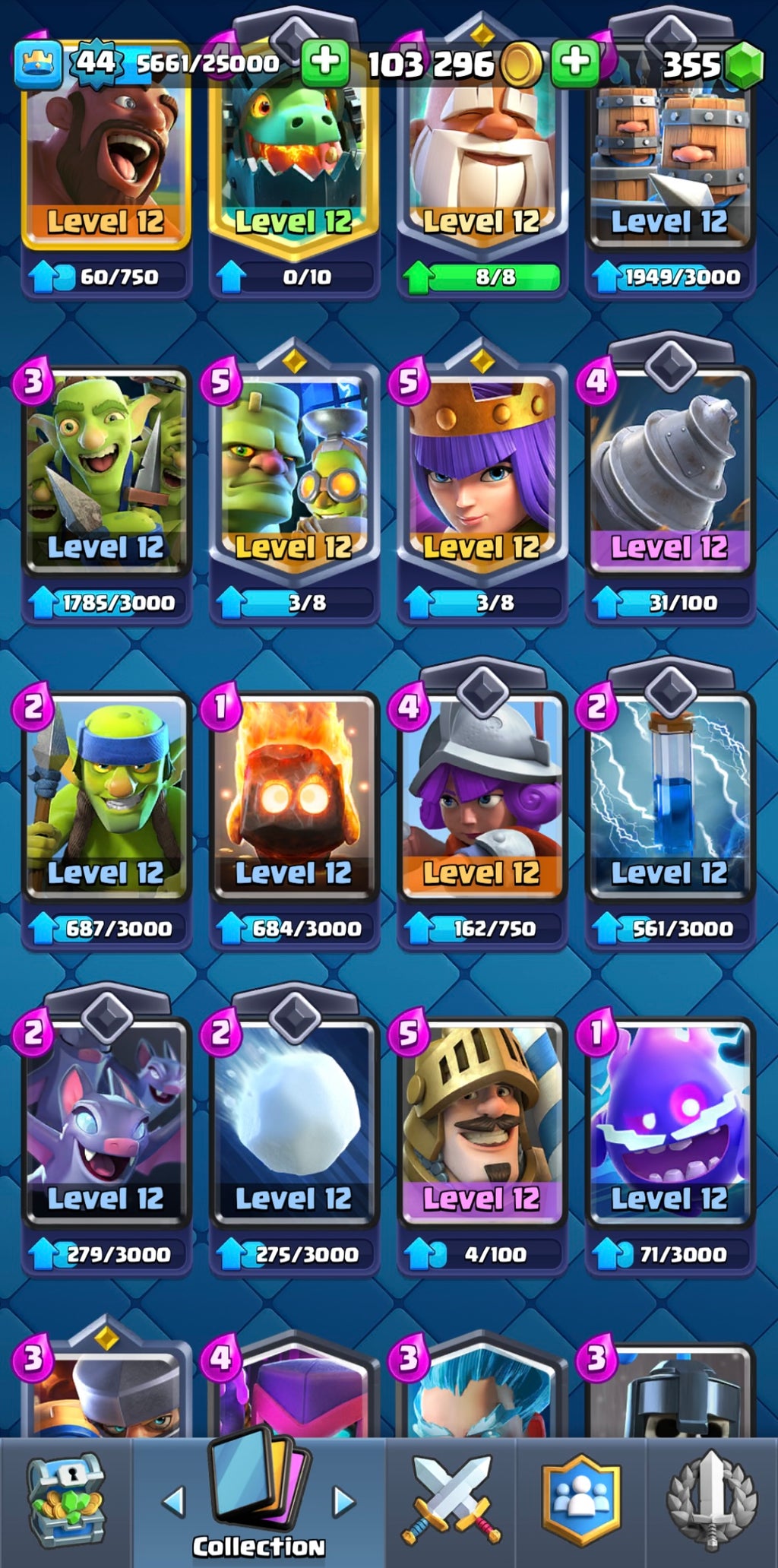 8k Clash Royale Trophy Account