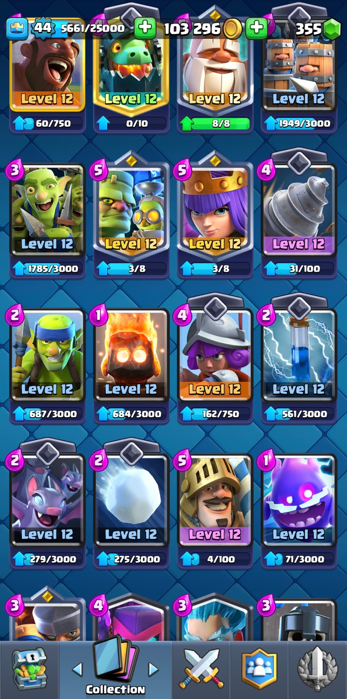 8k Clash Royale Trophy Account