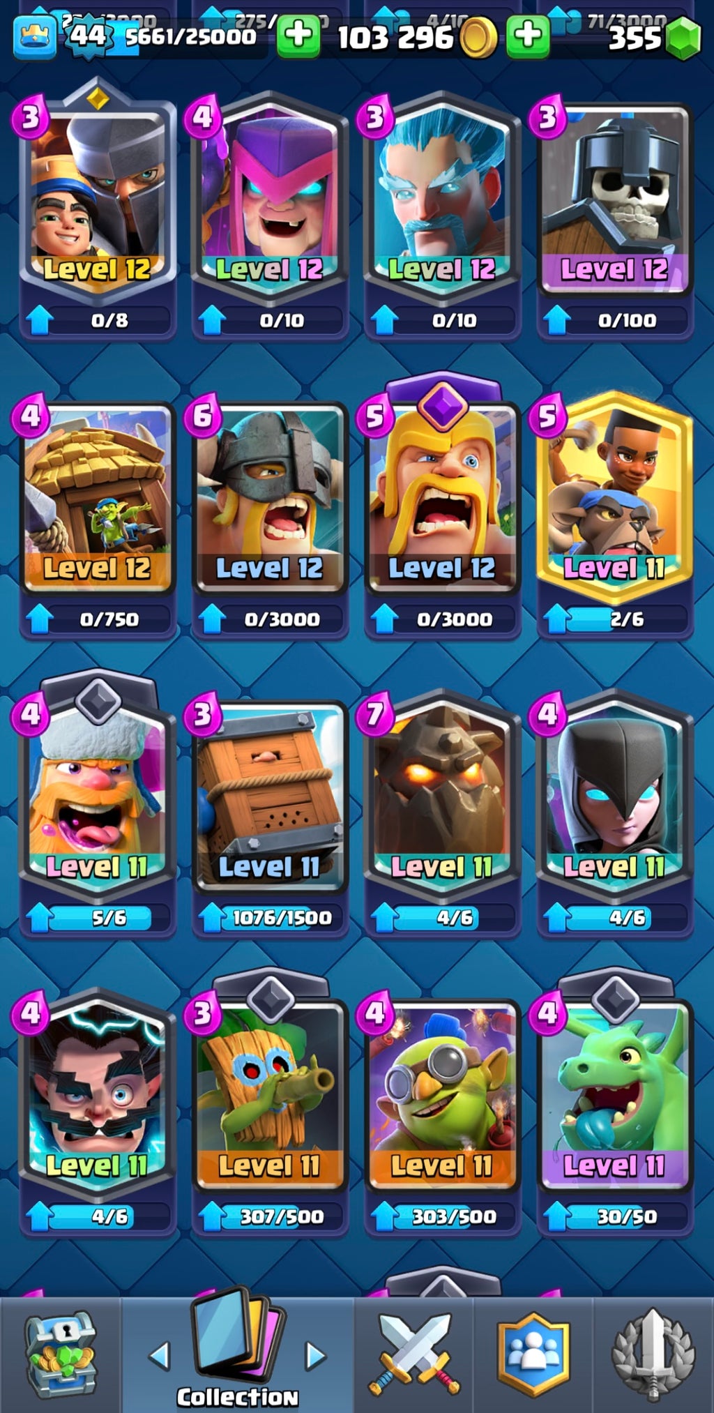 8k Clash Royale Trophy Account