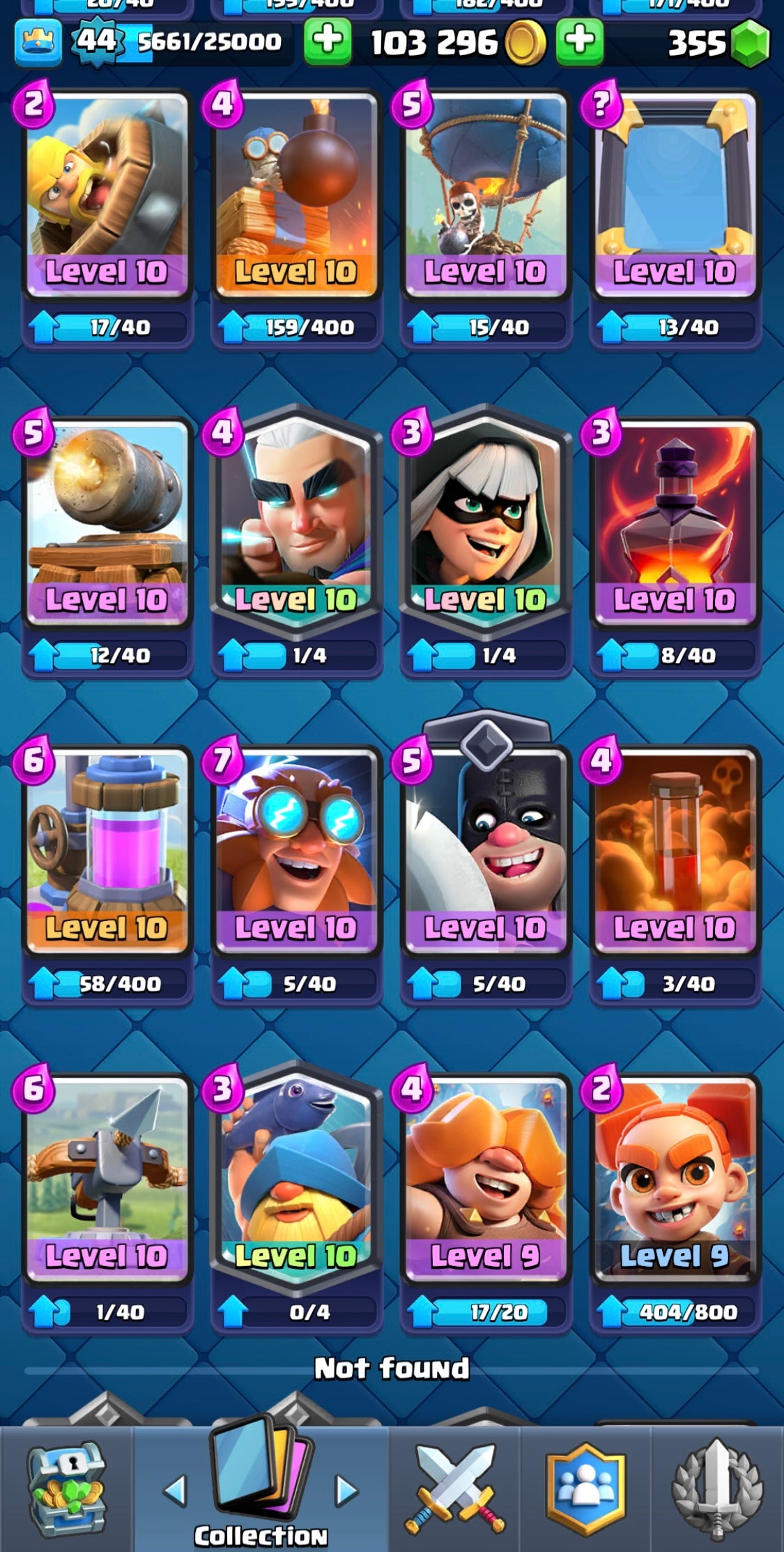 8k Clash Royale Trophy Account